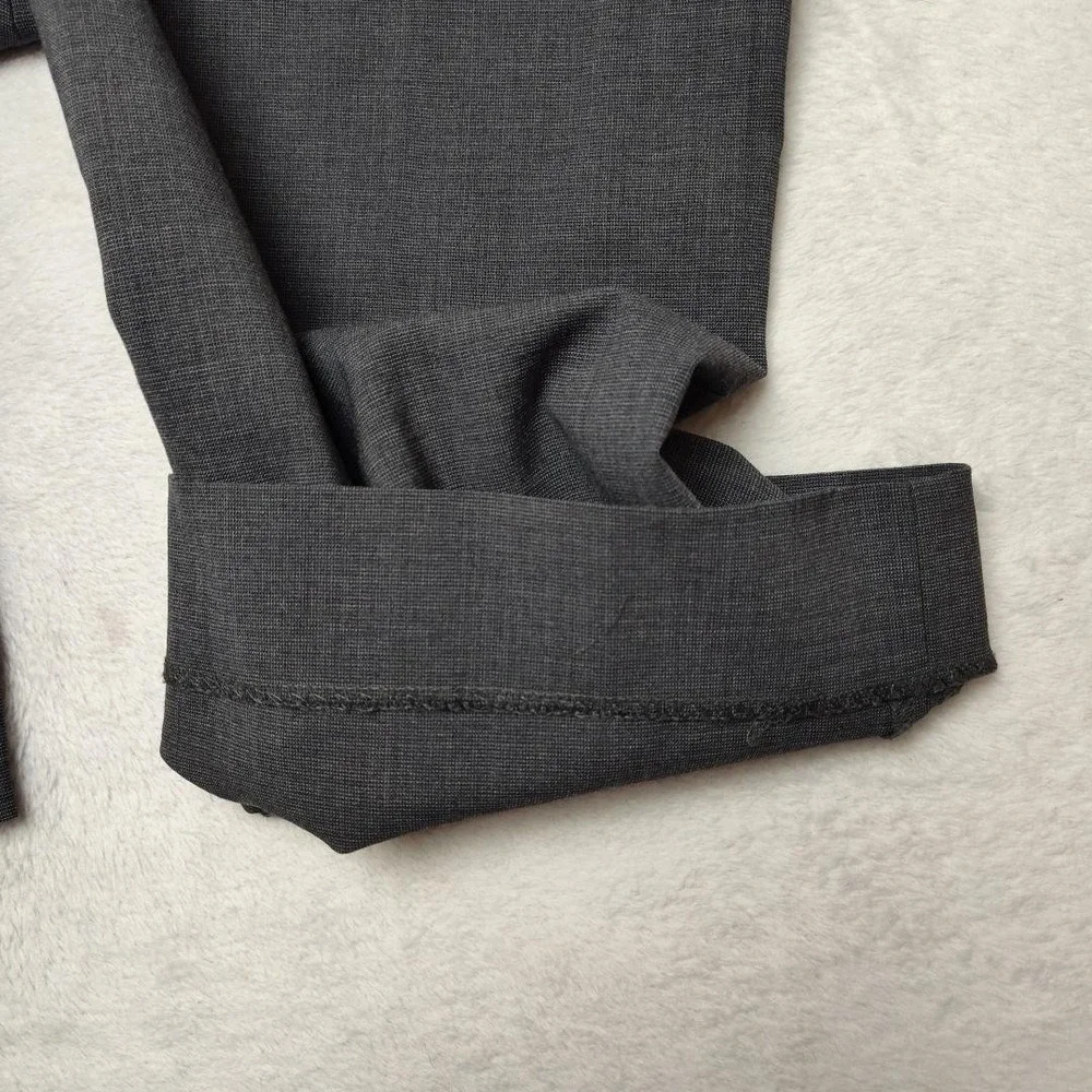 Banana‎ Republic Pants Mens 36x34 Gray Slim Wool Spandex Marzotto Dress Slacks